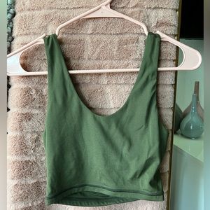 Cropped aerie tank top